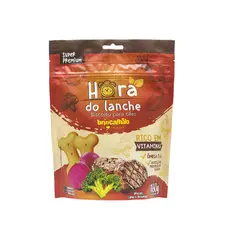 Petisco Pet para Cachorro Biscoito Hora Do Lanche Beterraba Carne e Brócolis Brincalhão 160G