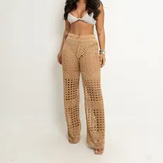 Calça Tricot Feminina Praia Saída de Praia Melissa | Calça Vazada Leve e Estilosa – Veste do 36 ao 44