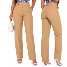 Calça Social Feminina Para Trabalho Alfaiataria Tradicional Reta Escritório Elegante Tradicional Dia a Dia Elegante