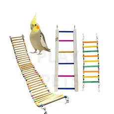 KIT Pontes Escada para Calopsitas, Periquitos e Aves (3 MODELOS DE PONTE ESCADA)