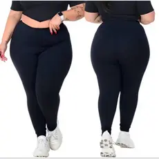 Calça Legging Plus Size Skinny Feminina Academia Inverno