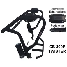 Protetor Para CB 300 TWISTER 2023 a 2026 Carenagem Tanque Motor Mata Cachorro