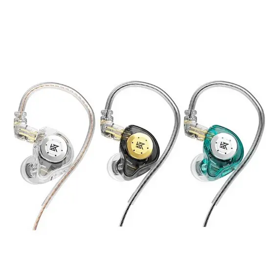 Fone de Ouvido KZ EDX Pro Intra-Auricular Driver 10mm Alta Qualidade Som Profissional Gamer Graves Potentes