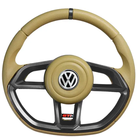 Volante Esportivo Gti Grafite Vw Gol Parati Saveiro Santana Golf Antigo Polo Classic Bora G2 G3 G4