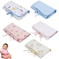 Trocador de fralda Portátil Bebê Macio Algodão Porta Fralda Bolsinha Impermeável Dobrável acolchoado