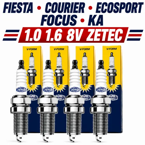 Jogo De Vela Fiesta Courier Ecosport Focus Ka 1.0 1.6 8v Zetec