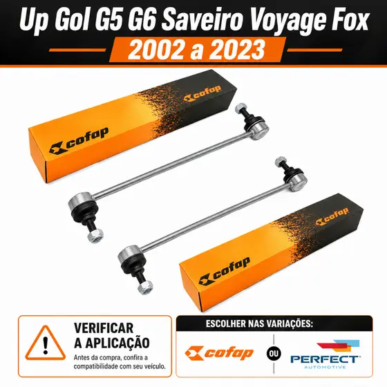 2 Bieleta Original Cofap Vw Up Gol G5 G6 G7 Saveiro Voyage Fox