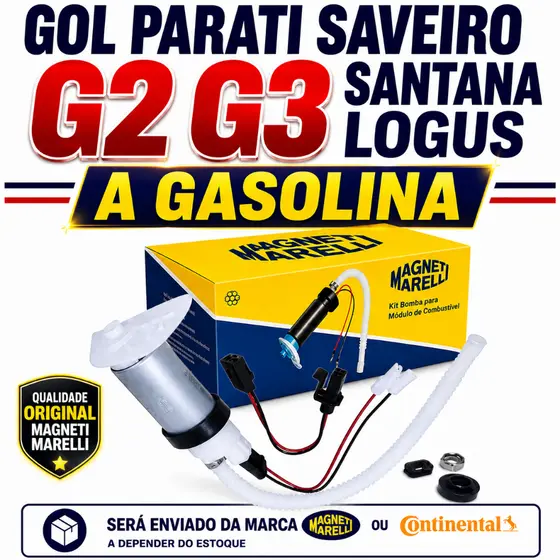 Bomba Combustivel Gol Parati Saveiro G2 G3 Santana Logus Gasolina Original