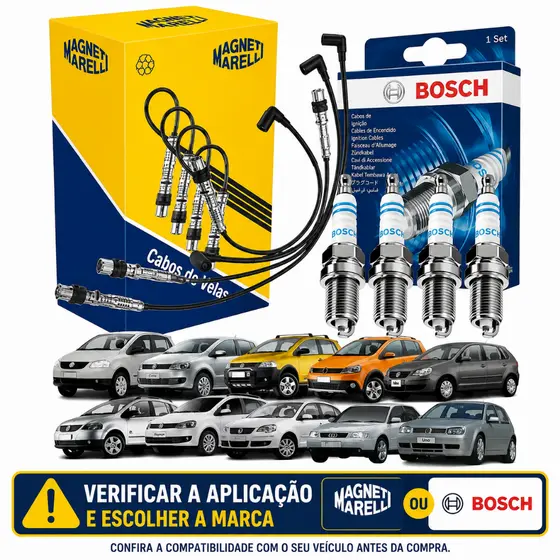 Cabos + Velas Gol G4 G5 Voyage G5 Fox 1.0 1.6 2006 A 2013