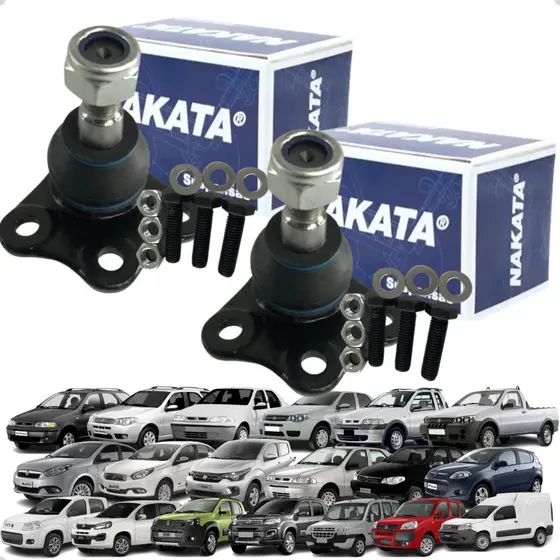 Par Pivô Suspensão Dianteira Original Nakata Palio Doblo Mobi Grand Siena Fiorino