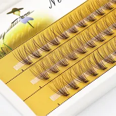 MIOFIA Cílios Falsos 10D0,07/0,1mm Curl Natural, Extensão de Cílios Naturais