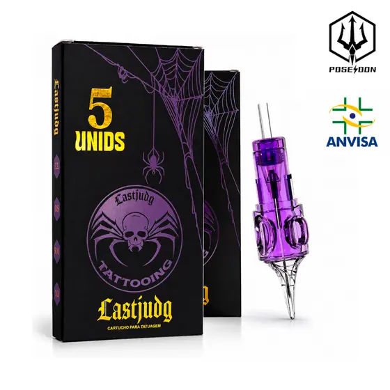 5 Unidades Cartuchos de Tatuagem Universal Poseidon LastJudg Tattoo RL RS RM ANVISA