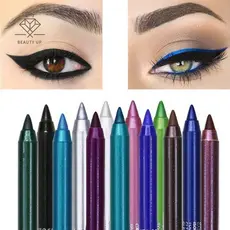 Lápis Delineador De Olhos 14 Cores Pigmento Azul Marrom Preto/Caneta Fêmea