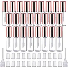 Kit 30/50/100 Mini Frasco de Gloss Batom Retoque Refil Embalagem Tubete Cosmético Viagem Brilho Labial