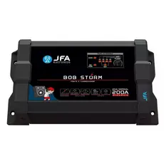 Fonte Carregador Bob Storm 200a Slim Bivolt Automático - Jfa Cor Preto