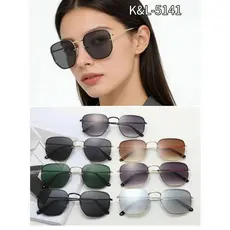 5141 Óculos De Sol Hexagonais Feminina Vintage Masculino Moda quadrados