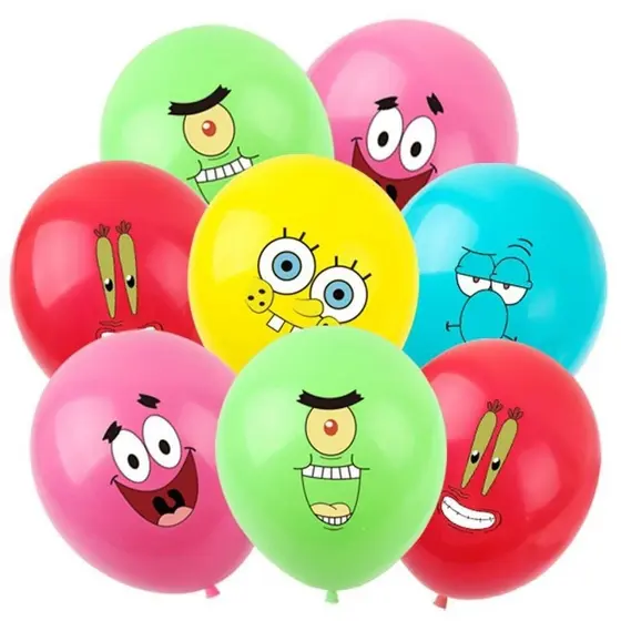 12 polegadas pie grande estrela balão de látex / desenho animado bebê aniversário festa festa decoração
