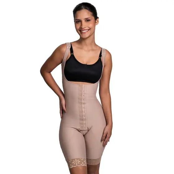 Cinta Pós Cirúrgica Feminina Abdominoplastia Lipo Mama Livre