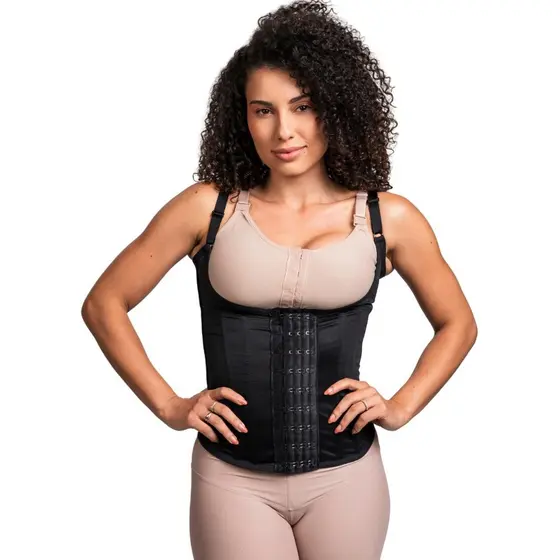 Corselet Modelador 4 Regulagens com 8 Barbatanas