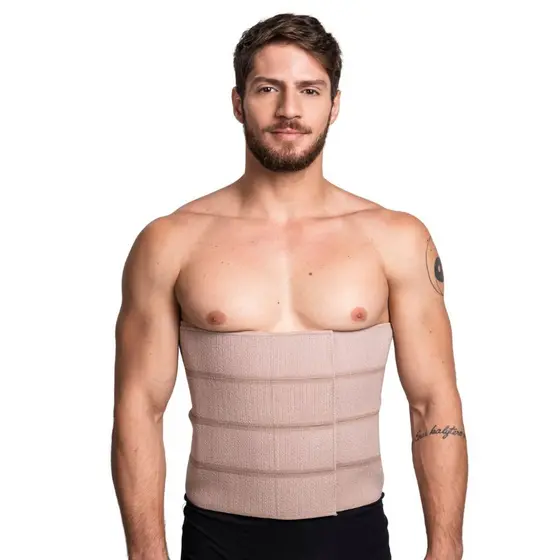 Faixa Elástica Abdominal de 4 Gomos - Pós-Cirúrgica
