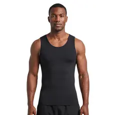 Regata Cinta Modeladora Masculina Slim Alta Compressão Postural Poliamida Premium