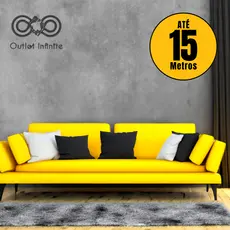 Papel de Parede PREMIUM Cimento Queimado Autoadesivo 5m x 45cm Decorativo salas e quartos