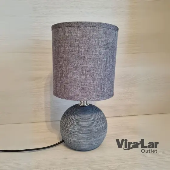 Abajur Cerâmica Luminária de Mesa Cabeceira Escrivaninha Quarto Sala Escritório