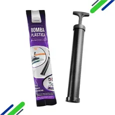 Bomba para Saco a Vacuo Sucção Manual Organizador Plástico Multiuso