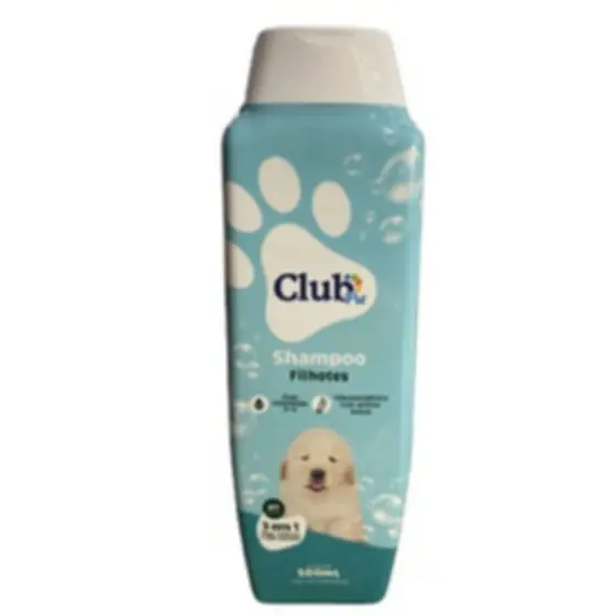 Shampoo Club Pet P/ Cães Cachorro Pelos Curtos/ Longos/ Neutro/ Pelos dourados/ Filhotes - 500ml