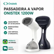 Passadeira A Vapor Portátil Onistek 1200W 265ml Para Roupas Escolha 127V ou 220V
