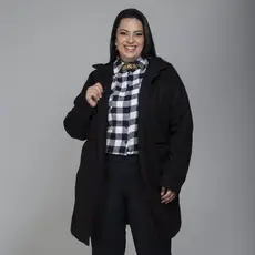 Sobretudo Plus Size Lã Batida Feminino Casaco Parka Moda Feminina Tendencia GG G1 G2