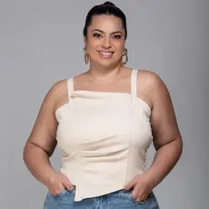 Blusinha Cropped Feminino Natal Blusa Costa Lastex Alfaiataria Básico Ano novo Casual Premium