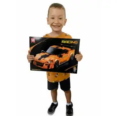 Bloco de Montar de Carro Esportivo Speed 1:18 - Estilo Lego Technic +450 Peças