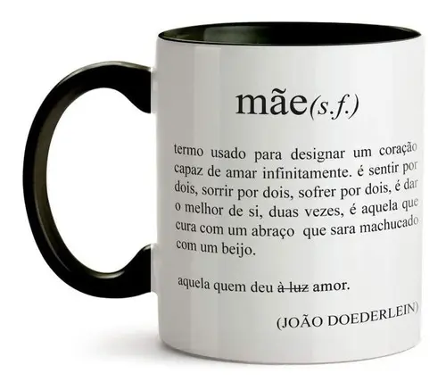 Caneca Xícara Presente Dia Das Mães Frase Significado Amor