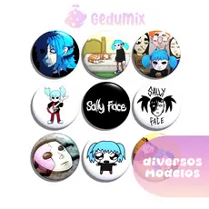KITs Bottons Broches Jogo Sally Face