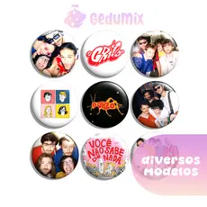 KITs Bottons Broches Banda O Grilo