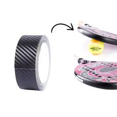 Fita Protetora Carbon 3d para Raquete De Beach Tenis - Rolo 10m
