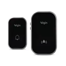 Campainha Sem Fio Elgin Bivolt Alcance 280 Metros Livres Com 36 Toques
