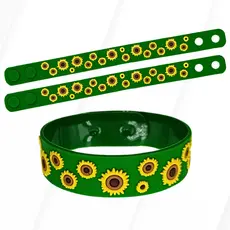 Pulseira Girassol de Identificação Deficiências Ocultas Pulseira Infantil Girassol