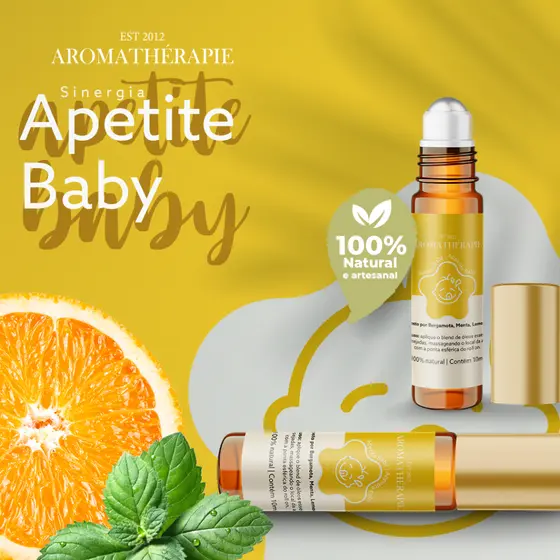 Aromaterapia Apetite Baby Natural Blend Óleos Essenciais Aromathérapie