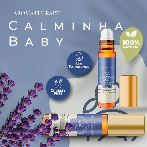 Aromaterapia Calminha Baby Natural Blend Óleos Essenciais Aromathérapie