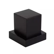 Acabamento Registro Quadrado Abs Preto Padrão Deca º
