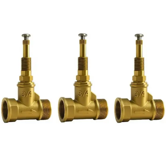 Combo 3 Bases Registro de Chuveiro 1416 3/4 em Metal