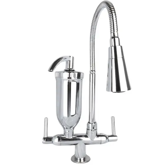 Torneira Cone Flexível Gourmet Com Filtro Bancada - 2168