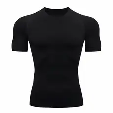 Camisa Curta Masculina  Uv 50+ DryFit Camiseta Manga Curta Segunda Pele Térmica
