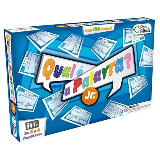 Jogo Qual é a Palavra Jr Pais e Filhos