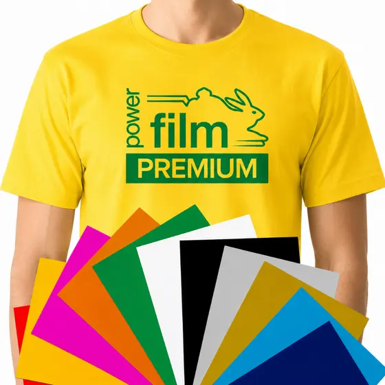 Filme de Recorte Termocolante - Power Film Premium - A3 - Todas as cores - 10 Folhas