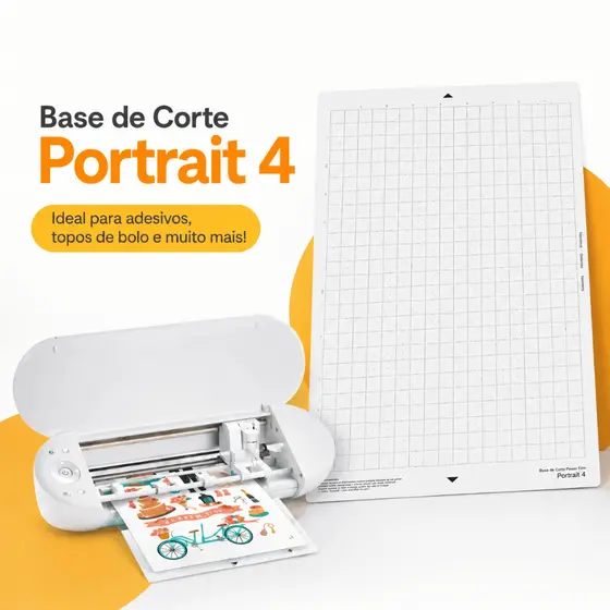 Base de Corte Portrait 4 Silhouette com - Kit com 2 (com Cola)