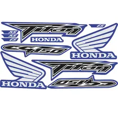 Kit Adesivo Refletivo CG Honda Titan 150 ES / KS AZUL Premium
