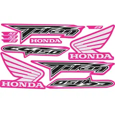 Kit Adesivo Refletivo CG Honda Titan 150 ES / KS ROSA Premium